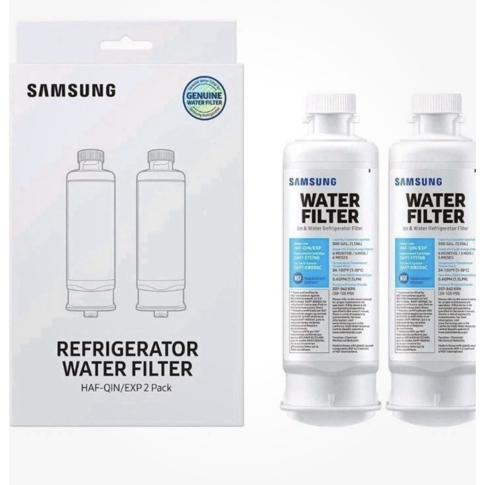 NEW Samsung Genuine Refrigerator Water Filter HAF-QIN/EXP 2 Filters DA97-17376B